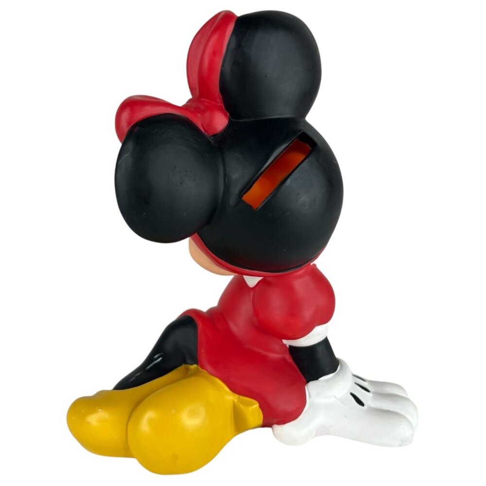 Vintage Minnie Mouse Figurine Coin Bank Walt Disney Collectible Piggy Bank Plug - Picture 3 of 10